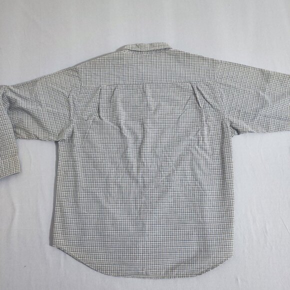 Levi Strauss button down shirt men's size XL blue grey white plaid - Picture 5 of 13